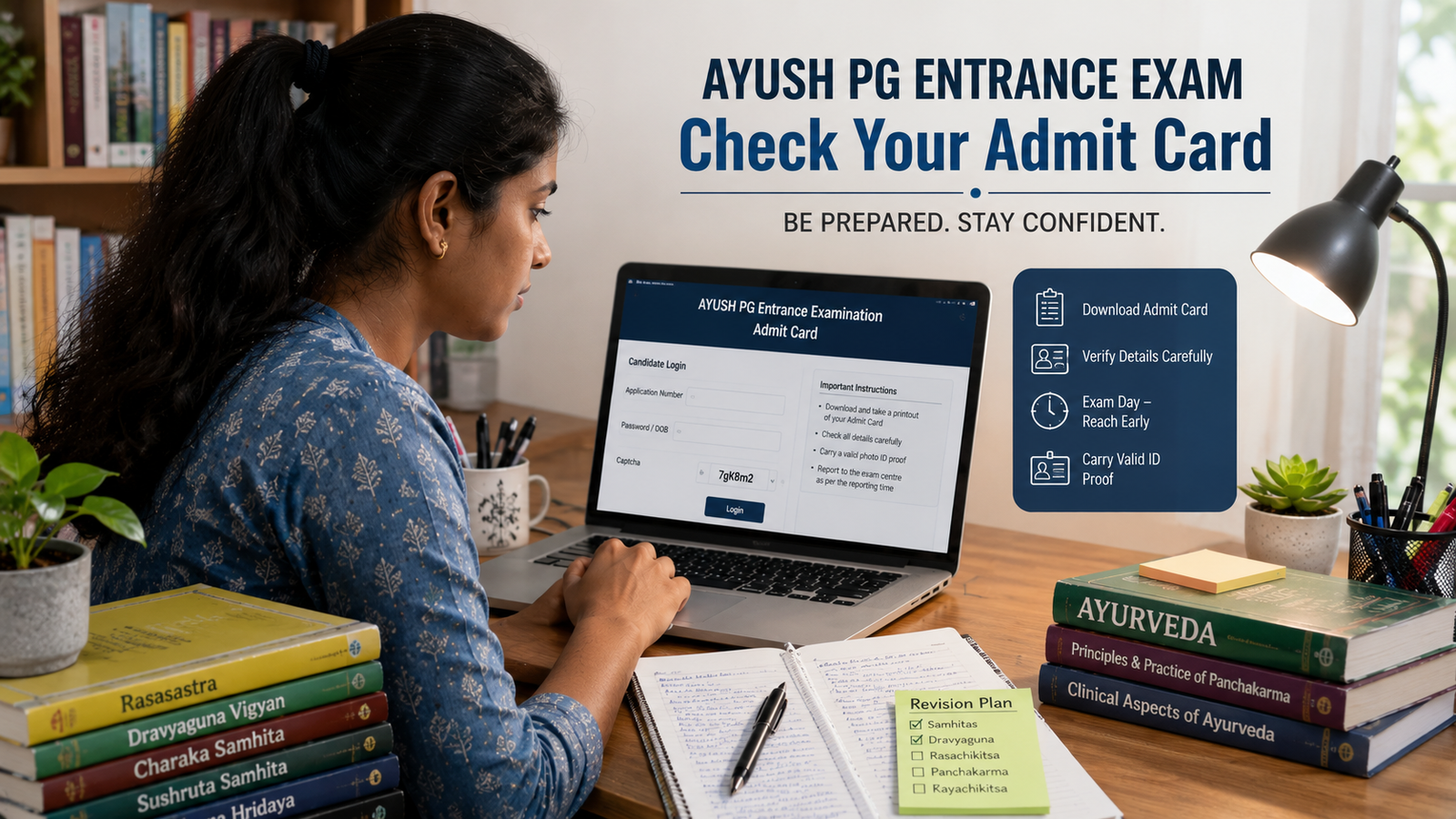 AIAPGET candidate checking re-examination admit card before September test